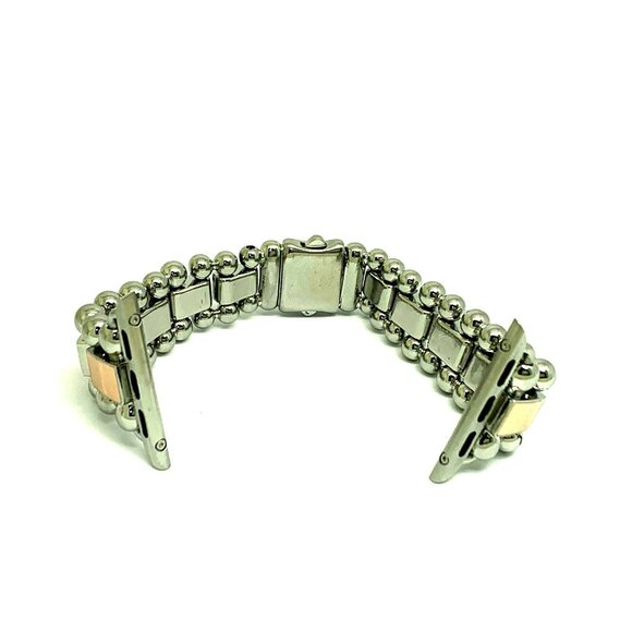 Lagos Apple Watch 38-45mm Band Stainless Steel 18k Rose Gold Smartwatch Strap - Picture 13 of 13